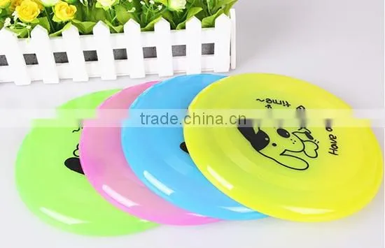 promotional and good quality plastic pet dog frisbee