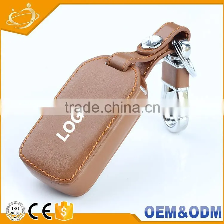 Classical Cheap Leather Luminous 3 Bottons Car Remote Key Cover For Honda