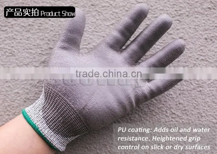 SEEWAY PU palm fit Spectra Cut Resistant Glove EN388 3541