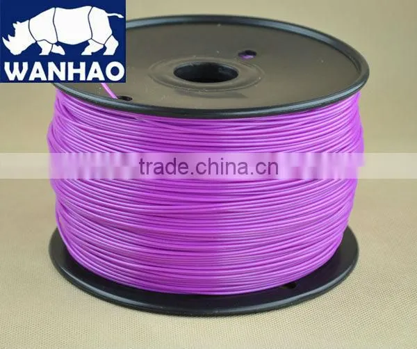 bright colors PLA materials 1.75mm filament for extruder 3d printer