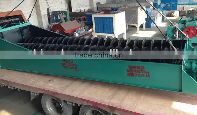 High efficient double screw stone scrubber,dashan hot selling