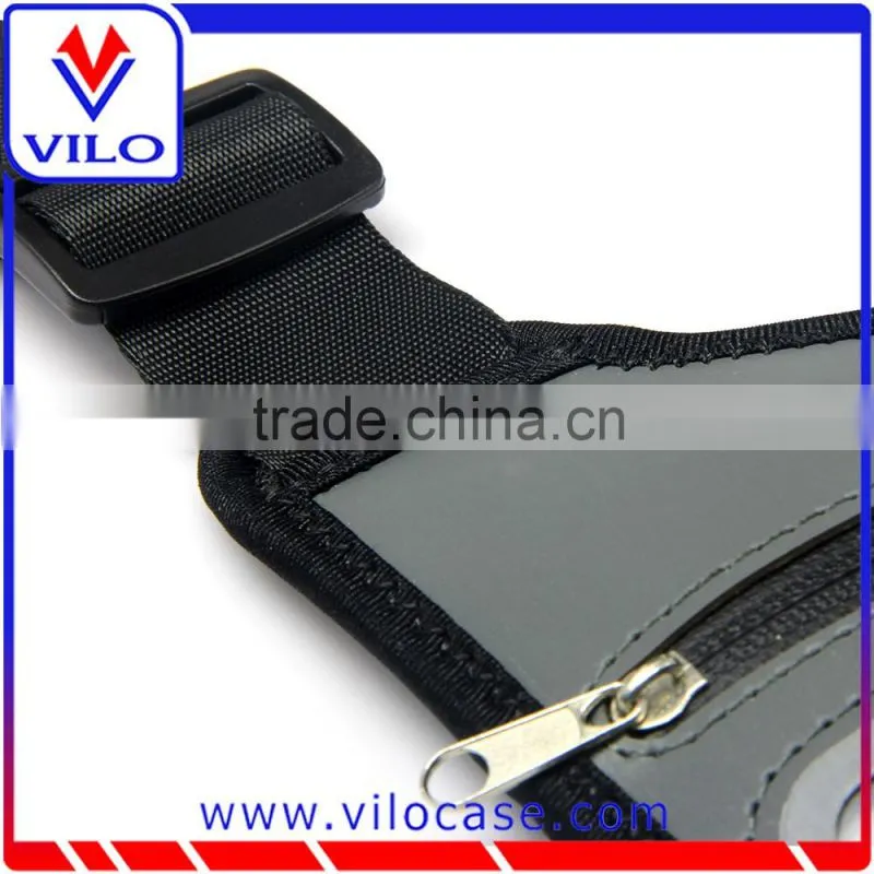one pocket lycra running belt with PVC window