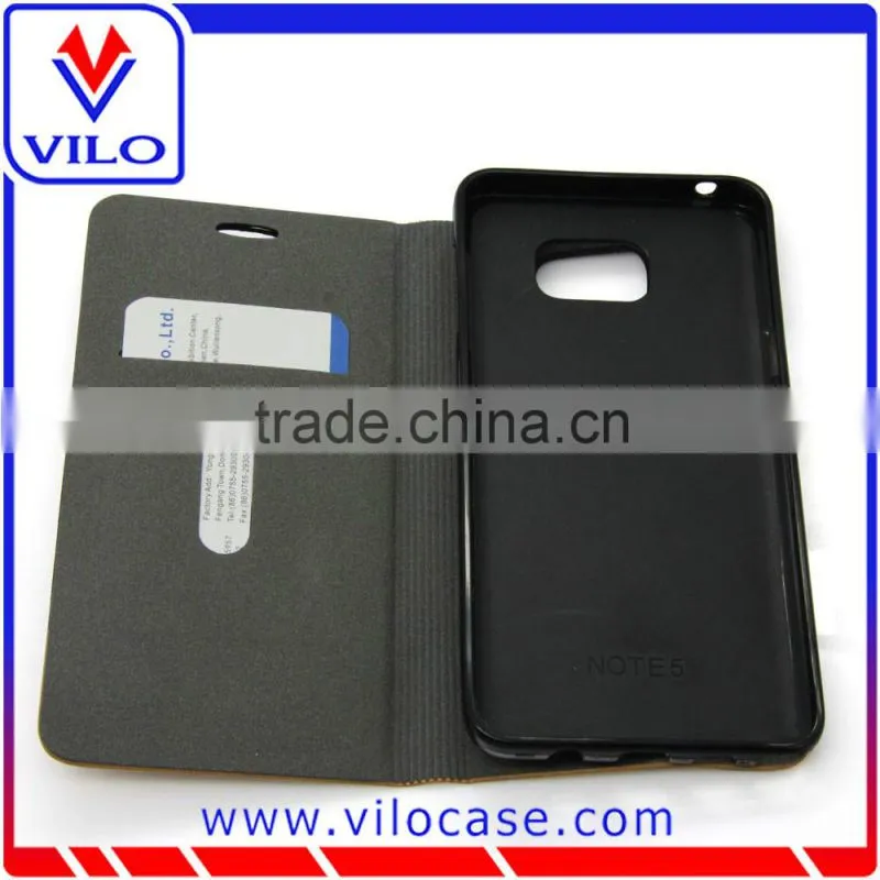leather wallet case for samsung Galaxy s6 cell phone case accessories