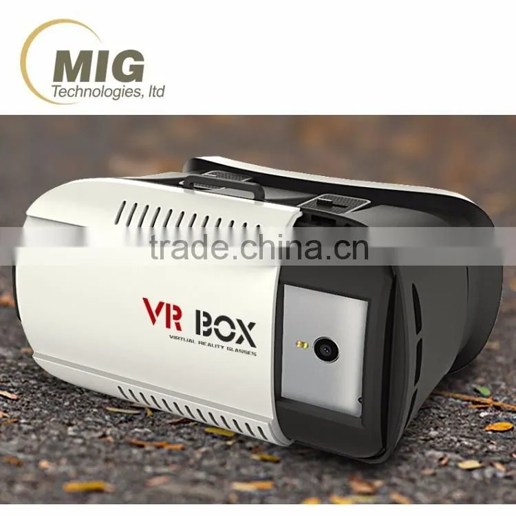 Hot sell new technology see film and remote control playing games 3d vr box glasses for all mobile phone