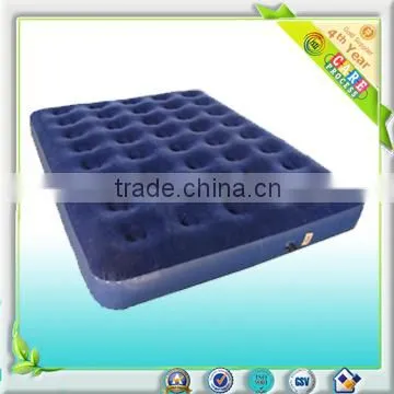 pvc flocked air bed for many people