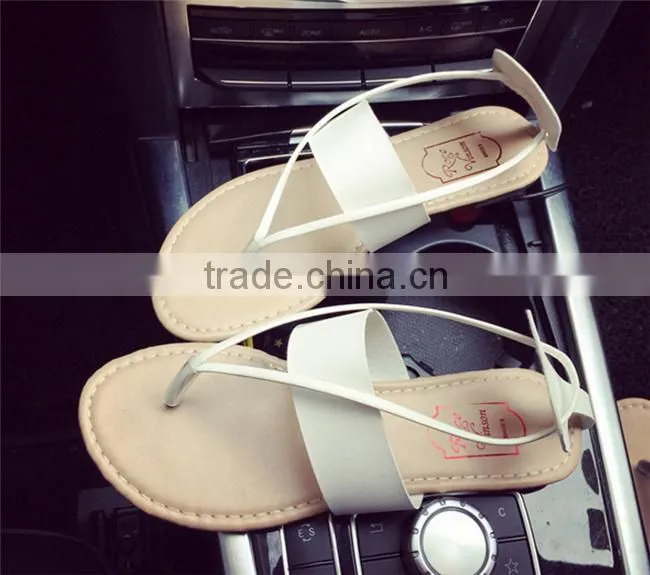 Summer new model flat strap sandals women casual flat shoes ladies Roman sandal