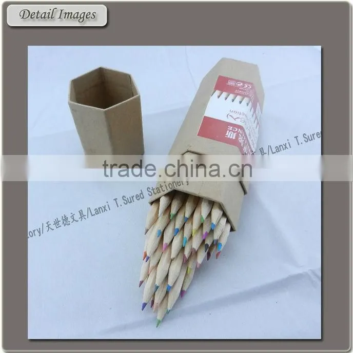 24 pcs Natural Wood Drawing Color Pencil Set