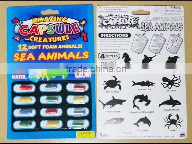 Magic Dinosaur Growing Capsule,Growing sponge capsules toys