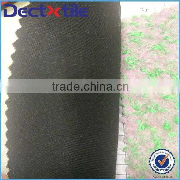 double faced wool fabric, 30% wool 70% polyester wool fabric for women