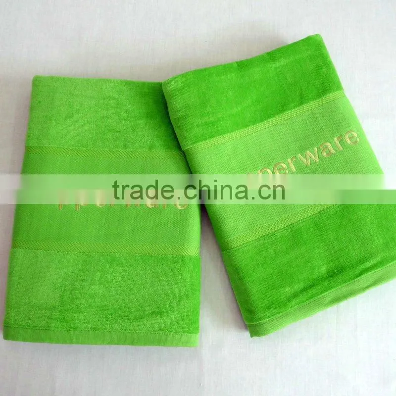 100% cotton plain dyed terry towel cloth