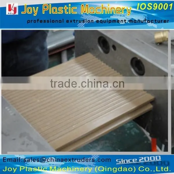 PE WPC profile extrusion line for decking balcony profiles