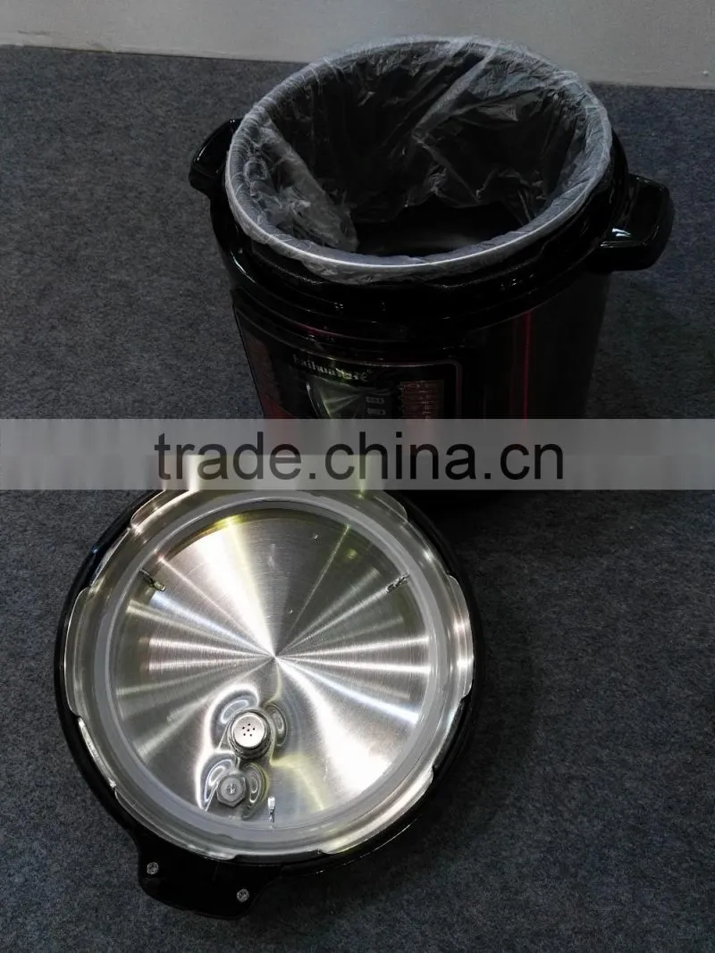 2016 home appliance import 3D heating golden purple 5L electric cookware pressure cooker 8-in-1 multi cookers enjoy