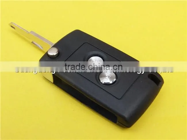 NEW Peugeot remote key shell fob 2 button flip key conversion