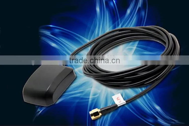 high gain active car charge gps antenna sma connector in china