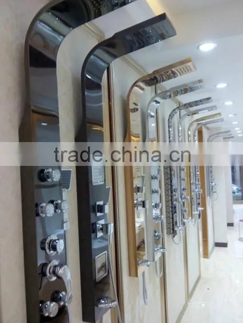 bathroom product massage stainless steel shower column Y-057