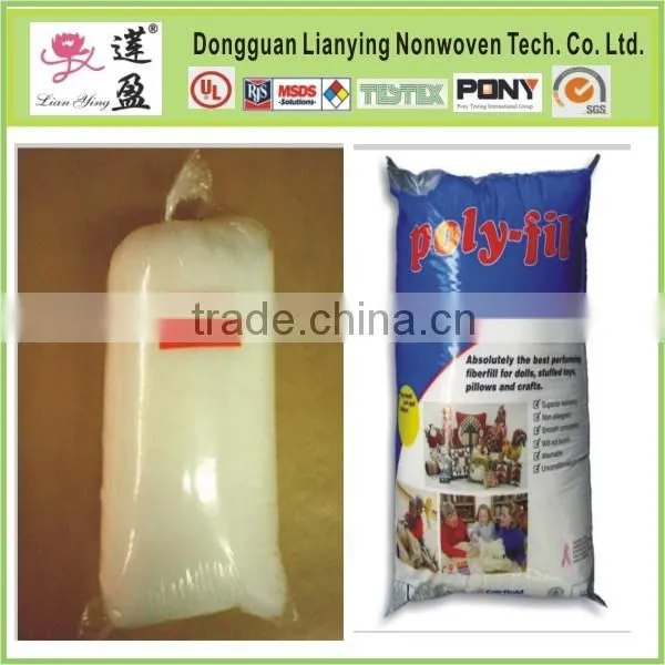100% Polyester Fiberfill for toy pillow cushions
