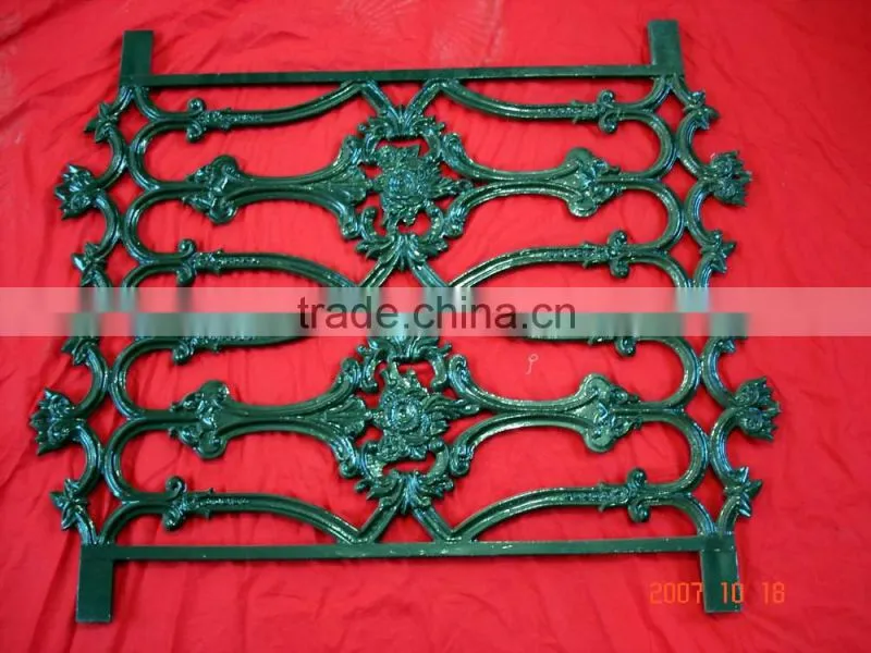 cast iron garden fence 018