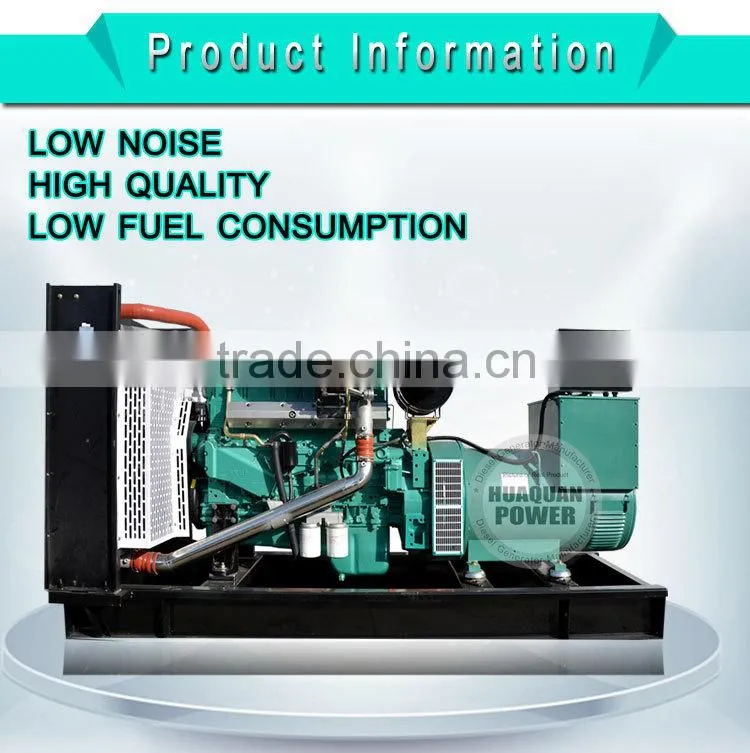 China Huauqan Yuchai 400v 230v volt generator diesel