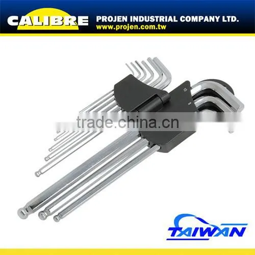 CALIBRE 9pc 1.5-10mm Extra long Magnetic Hex Key Set