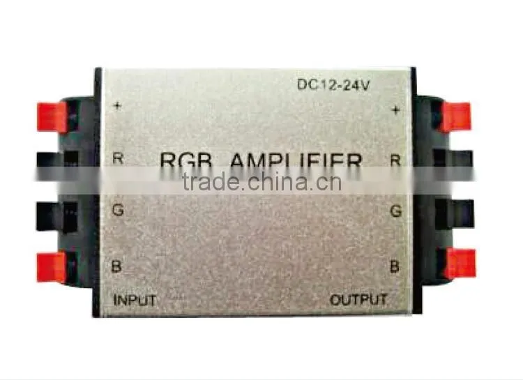 12VDC plastic shell waterproof high power RGB Amplifer for led strip light