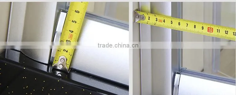custom with frame sliding tempered glass shower rooms