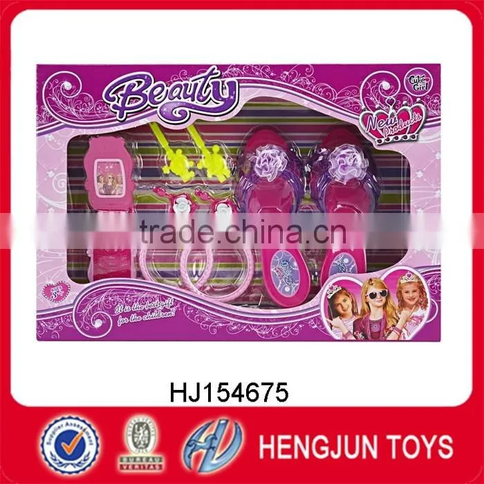 hot selling plastic jewelry set kids play beauty toys