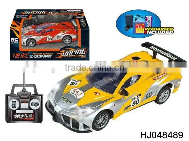 4 channel R/C racing car