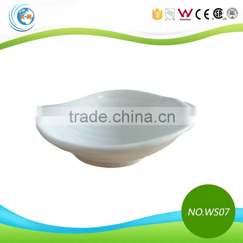 Bulk White Porcelain Dish for Restaurant
