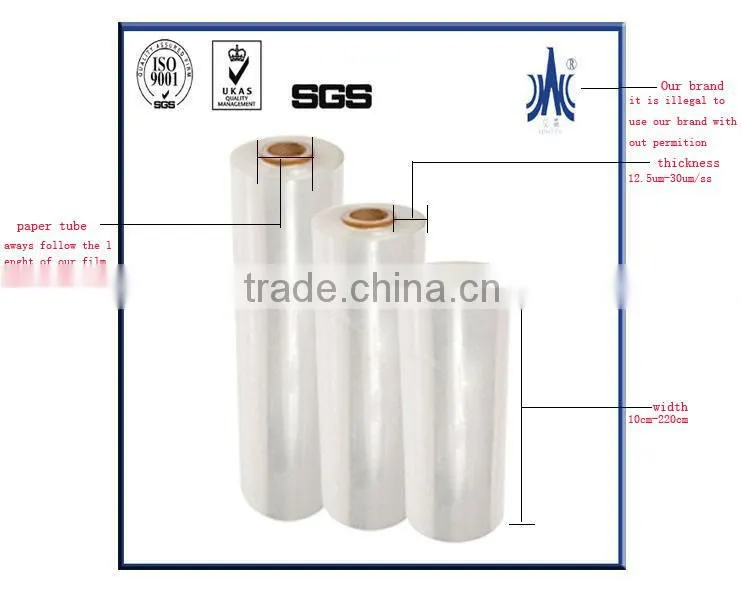 2014 hot sale polyolefin shrink film factory suply famous brand wangchang