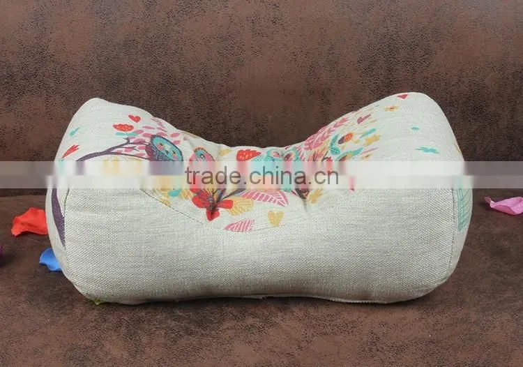 2015 new cartoon owl digital printing waist cushion cover thicken Office pillow