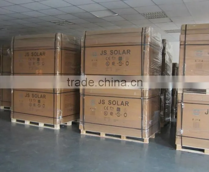255w poly Solar modules with 60pcs 156*156 poly cells with CE, TUV, UL, CSA, MCS PV CYCLE