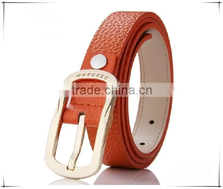 Famous Brand Woman Fashion Full Grain Leather Belt