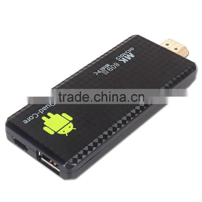 MK809III Bluetooth Android Mini PC,Quad Core Rockchip RK3188T 2G/8G Android 4.4 Android TV Dongle