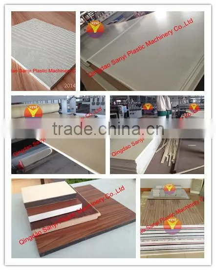 PVC free foamed decorative board extrusion machine/PVC free foamed board production line
