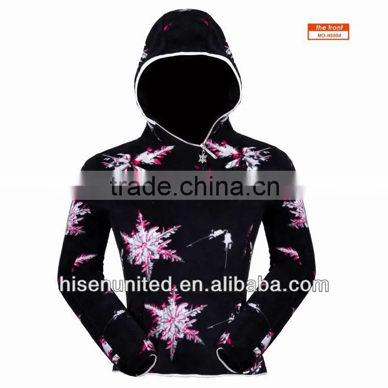 Ladies' Overall Printed Micro Fleece Pullover