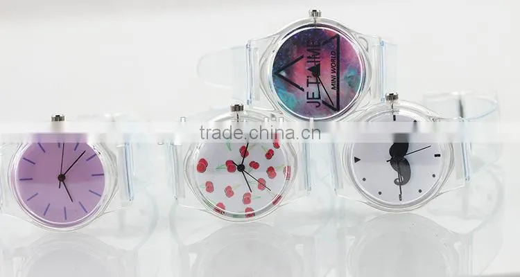 New Arrival Korea Jelly Silicone Watches / Transparent Watches / Amazing Watch for Boys & Girls