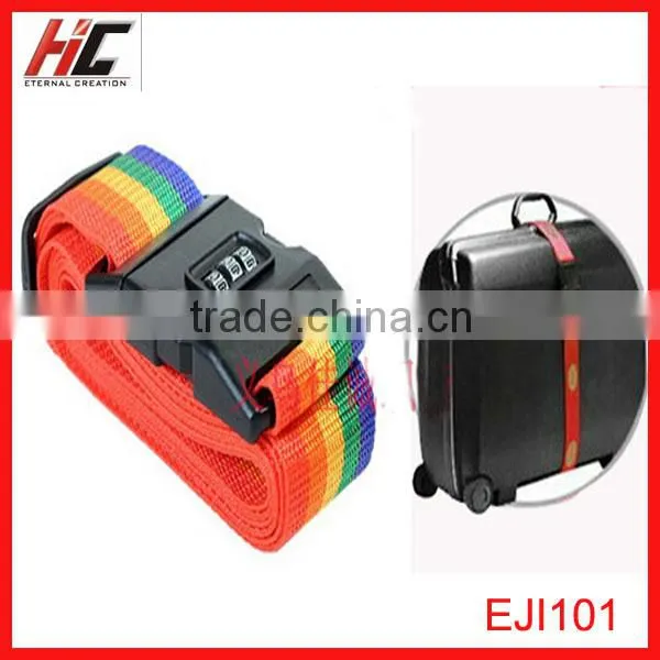 2014 Abroad top selling brand tight Travel Luggage Suitcase beltTop Quality size adjustable Nylon Luggage Bag Belt