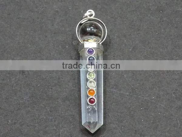 7 Chakra twisted healing wands