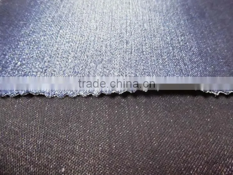 stain finished cotton/spandex,cotton/poly denim fabric stocklot PE12-D1605608
