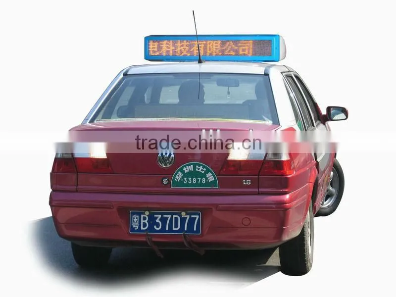 BUS /taxi/car indoor outdoor sign .led taxi signs display/led taxi top sign