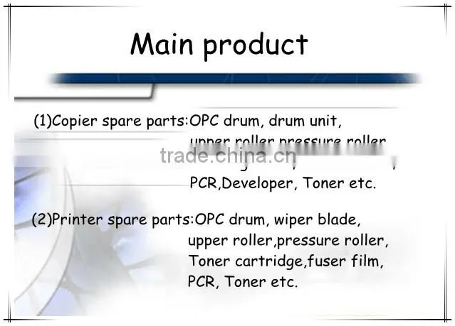 upper fuser roller for Ricoh aficio AF1015