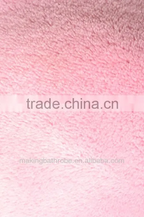 kids microfiber bathrobe coral fleece