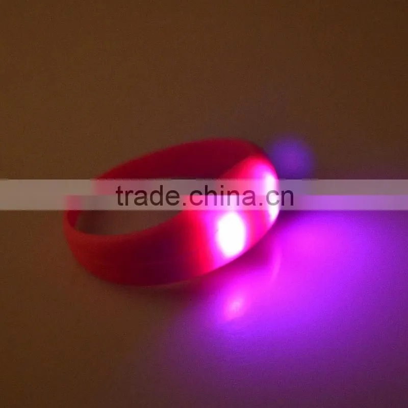 2016 Hot selling new products led kids bracelet,motion activated led bracelet