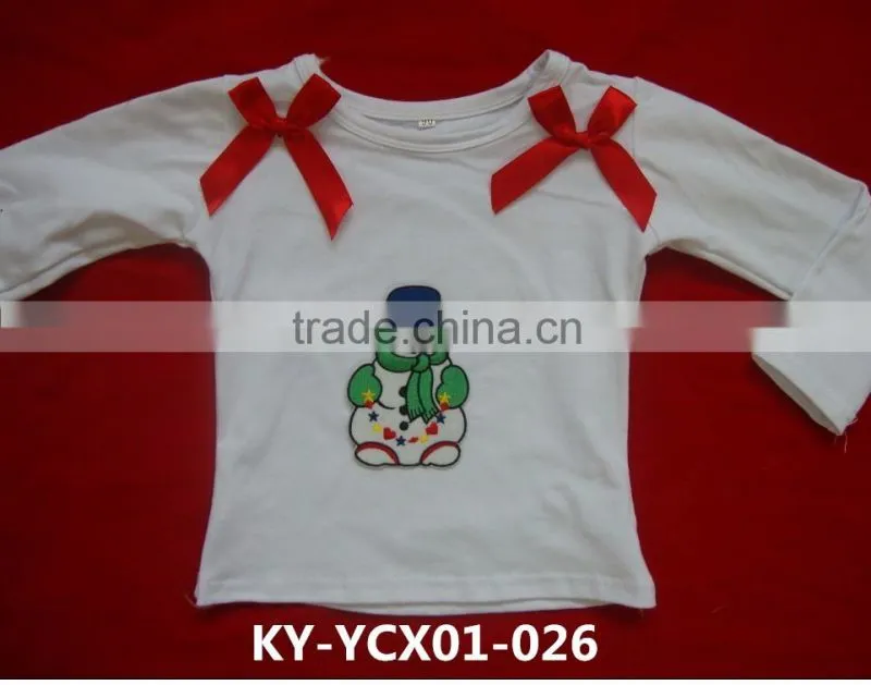 solid color basic anti-wrinkle clothes cartoon organic cotton t-shirts