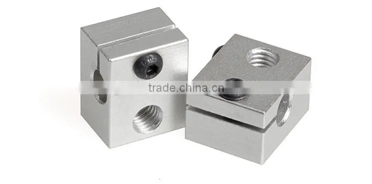 E3D V6 heating aluminum block for RepRap Makerbot MK7/MK8 Extruder 3D Printer Part