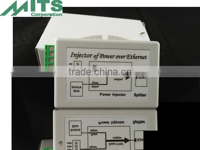17W/48V 1 port PoE Injector for IP Phone, IP Cam, AP, Security & Networking Devices