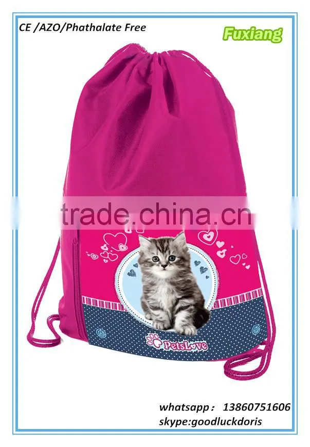 Classic sport sac , drawstring shoe bags, cycling gym bag