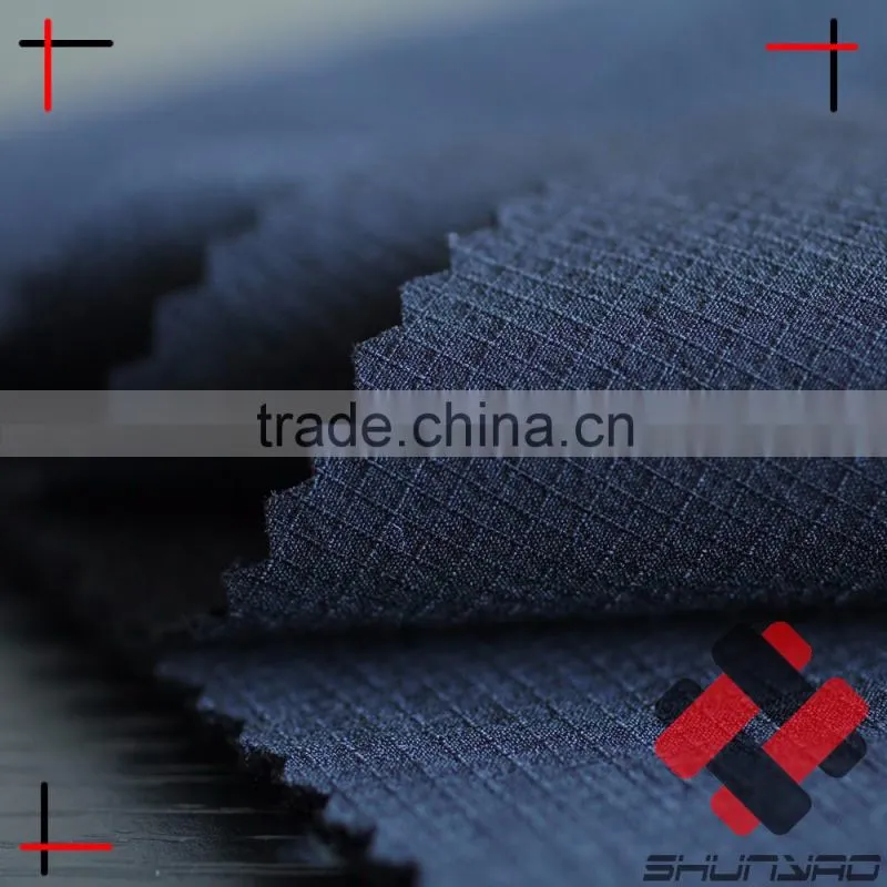 heavy weight woven spandex ripstop nylon 4-way stretch fabric