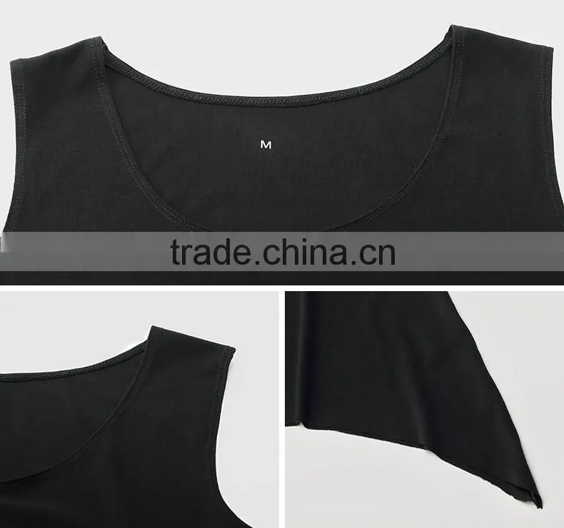 Irregular hem sleeveless vest modal cotton dress skirt back hollow out cultivate one's morality dress