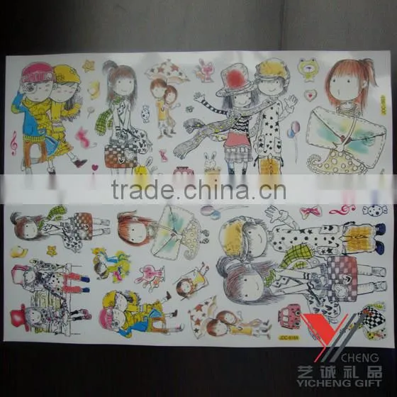 High Quality Decoration Static Sticker Printing